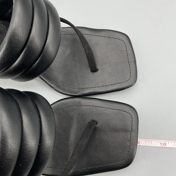 NEW French Connection Women’s Valerie Stiletto Sandals Black Size 7.5 - Picture 7 of 10